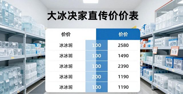 大冰块批发厂家怎么选？温州直供渠道靠谱吗
