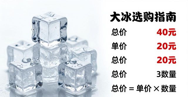 大冰块价格到底怎么算？温州冰块选购指南