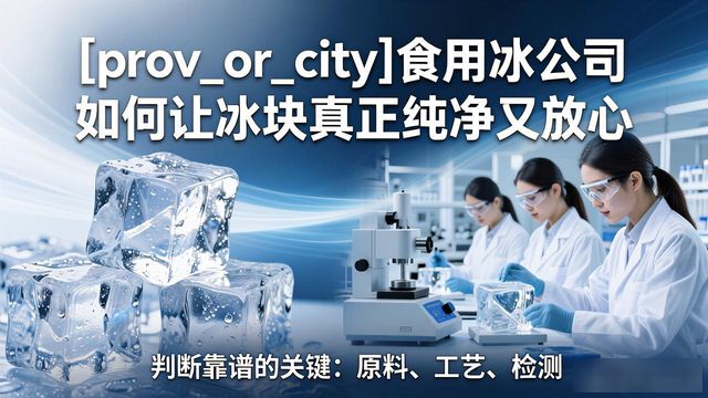 温州食用冰公司如何让冰块真正纯净又放心